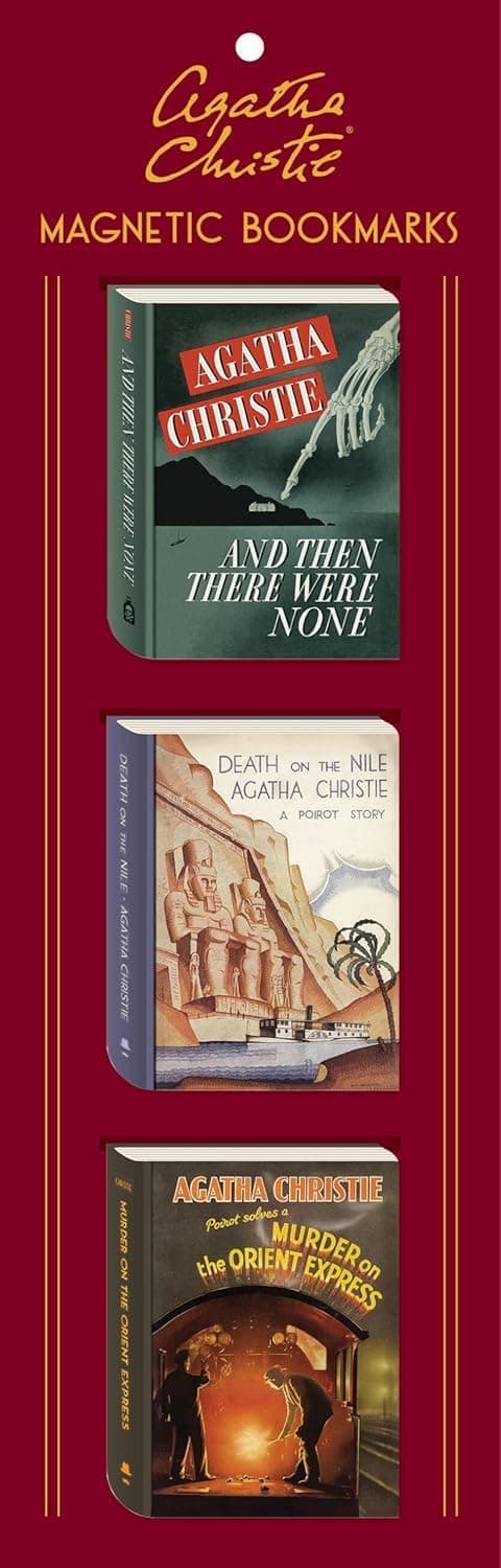 Agatha Christie Magnetic Bookmarks